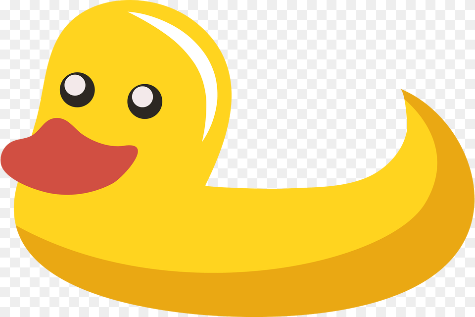 Floating Inflatable Duck Clipart, Produce, Banana, Food, Fruit Free Png Download