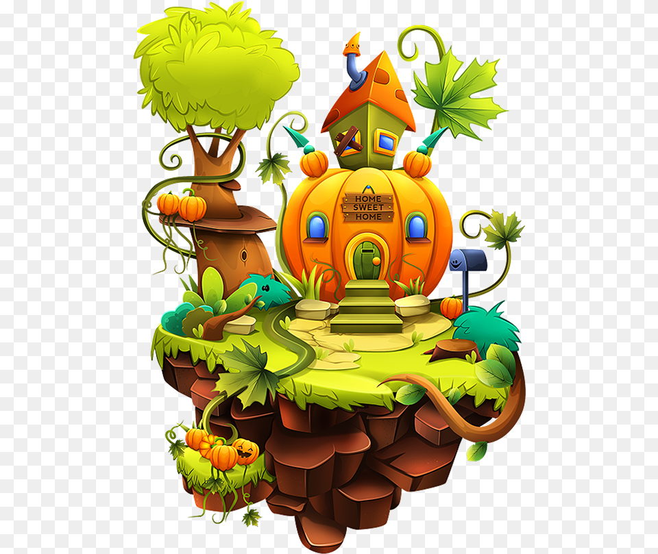 Floating Island, Art, Graphics, Birthday Cake, Cake Free Png