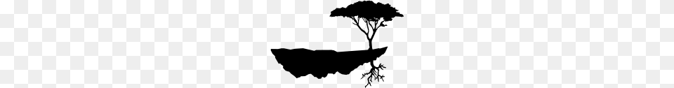 Floating Island, Gray Free Transparent Png