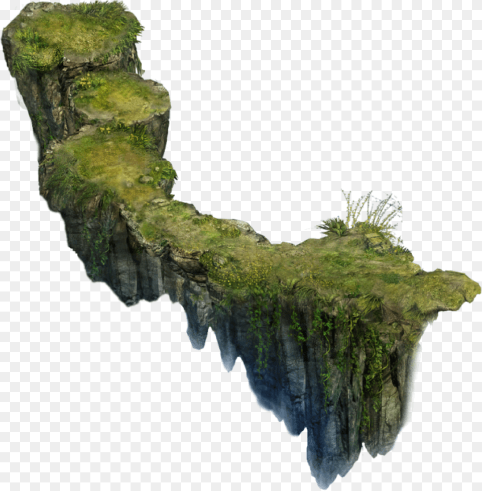 Floating Island Land, Outdoors, Plant, Moss, Nature Free Png Download