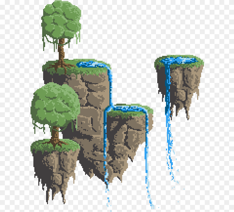 Floating Islands, Plant, Tree, Land, Nature Png