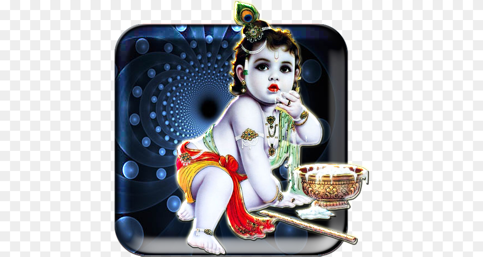 Floating Krishna Fall And Theme Lockscreen Apps On Google Play Mahant Swami With Krishana, Adult, Wedding, Person, Woman Png