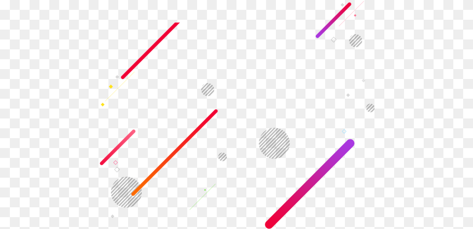 Floating Lines Circle, Light Png