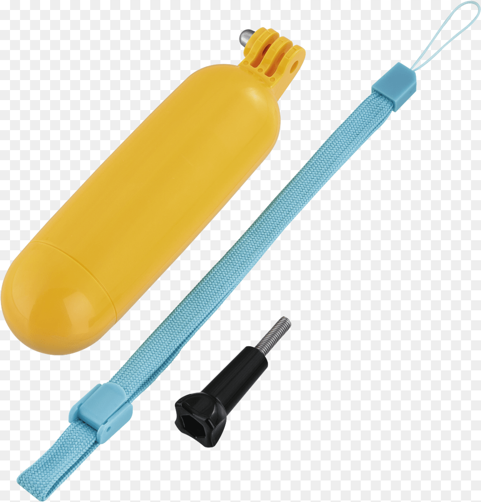 Floaty Grip For Gopro Yellow, Cylinder, Smoke Pipe Png