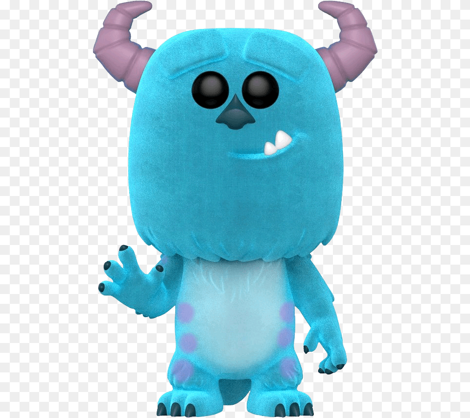 Flocked Sulley Pop Vinyl, Plush, Toy Free Png