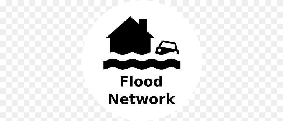 Flood Network Flood Network, Logo, Stencil, Disk Free Transparent Png