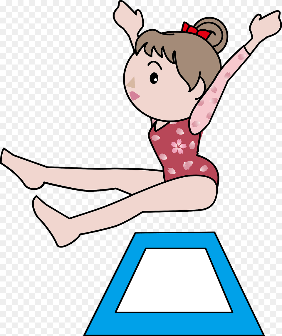 Floor Artistic Gymnastics Clipart, Acrobatic, Sport, Baby, Person Free Png