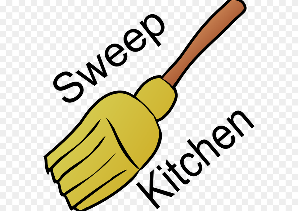 Floor Clipart Sweep Kitchen Clipart, Smoke Pipe, Broom Png Image