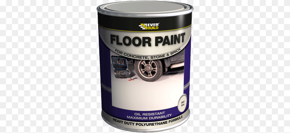 Floor Everbuild Floor Paint Grey 5 Litre, Alloy Wheel, Vehicle, Transportation, Tire Free Png