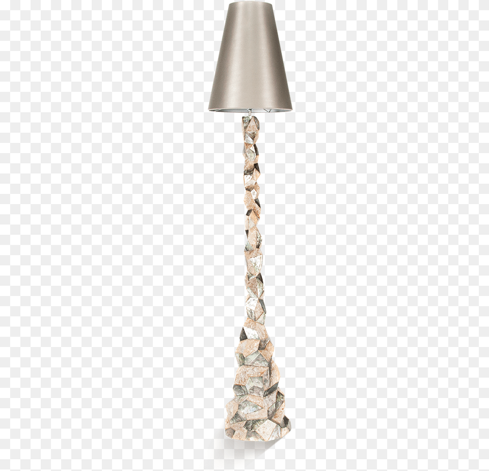 Floor Lamp Burj Cracked Black Lip Shell Polished Lampshade, Table Lamp Free Png