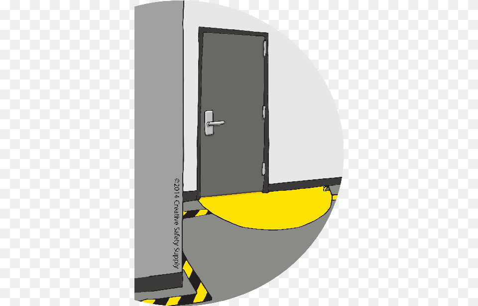 Floor Marking Tape Door Swing Architecture Png Image