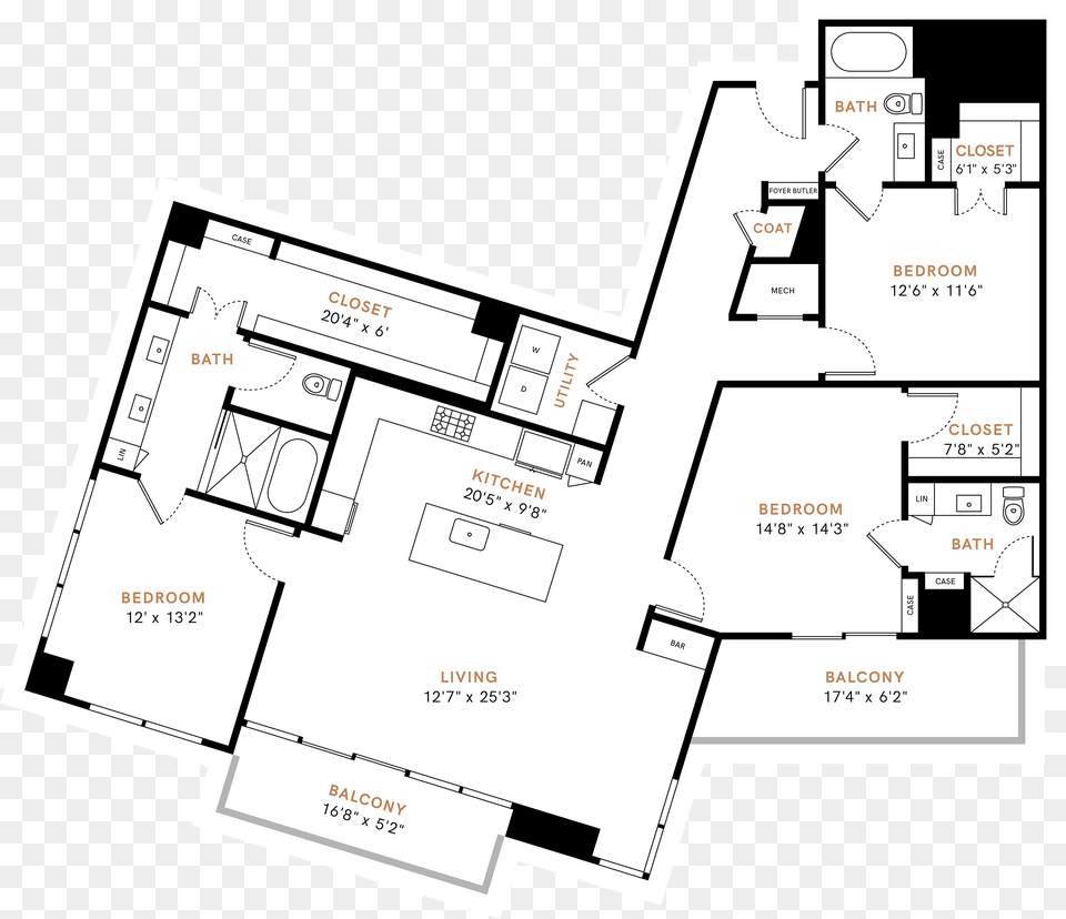 Floor Plan, Diagram, Floor Plan, Chart, Plot Free Png