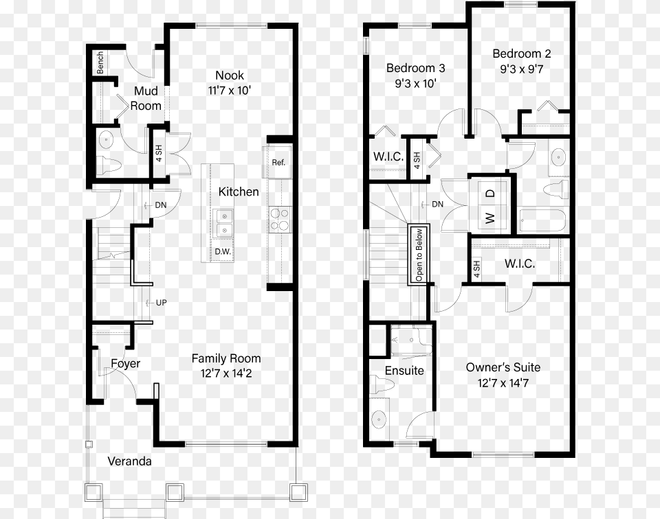 Floor Plan, Gray Png Image