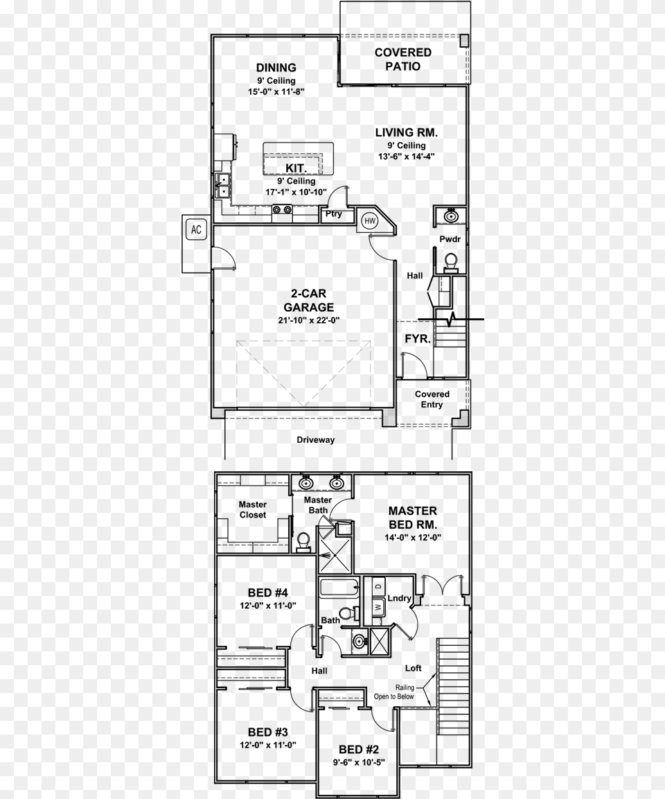 Floor Plan Diagram, Gray Free Png Download