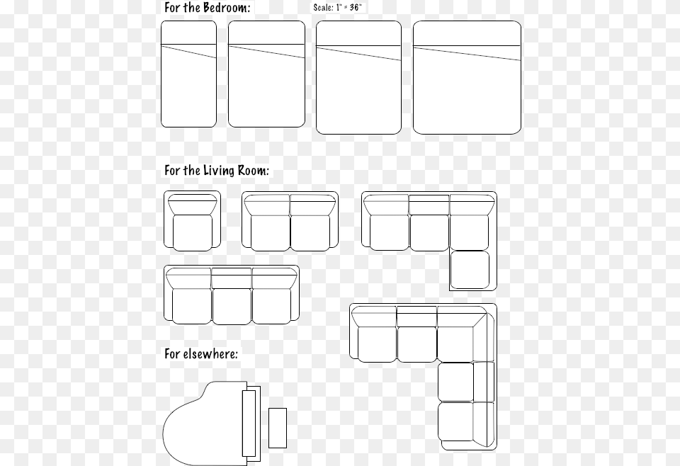 Floor Plan Furniture Symbols Furniture Floor Plan, Architecture, Building, Housing Free Png Download