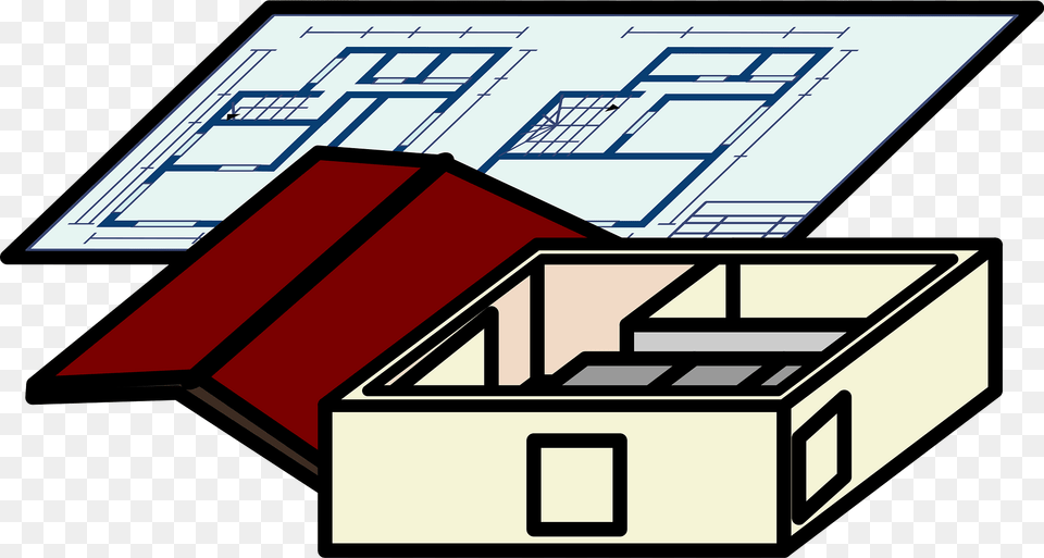 Floor Plan House Model Clipart, Diagram, Scoreboard Free Png Download