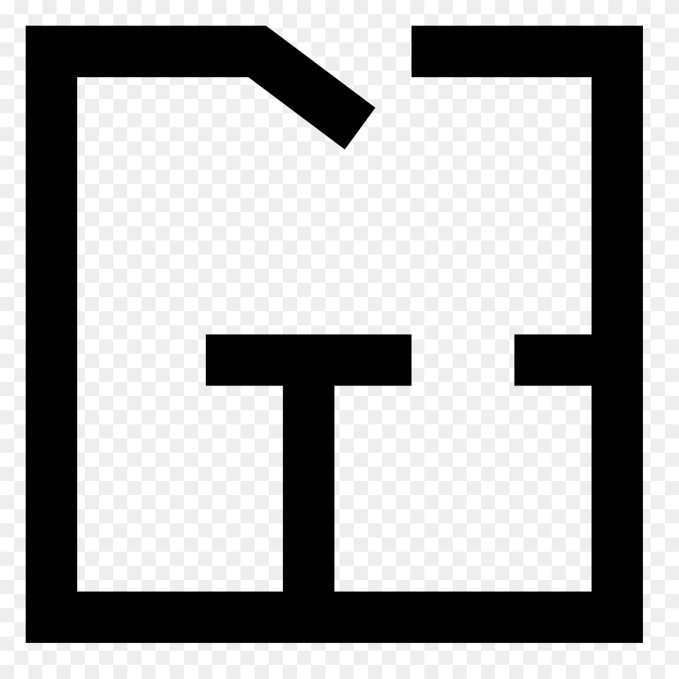 Floor Plan Icon, Gray Png Image