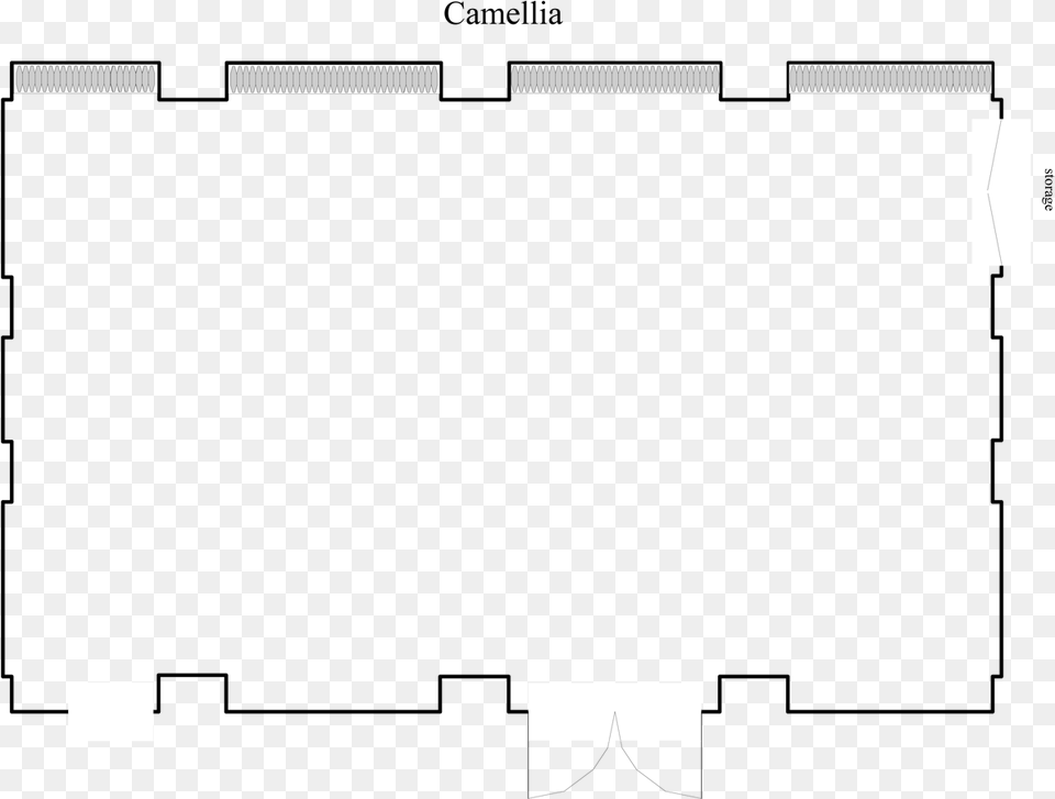 Floor Plan Illustration For Pinehurst Camellia Room Empty Room Floor Plan, Text Png