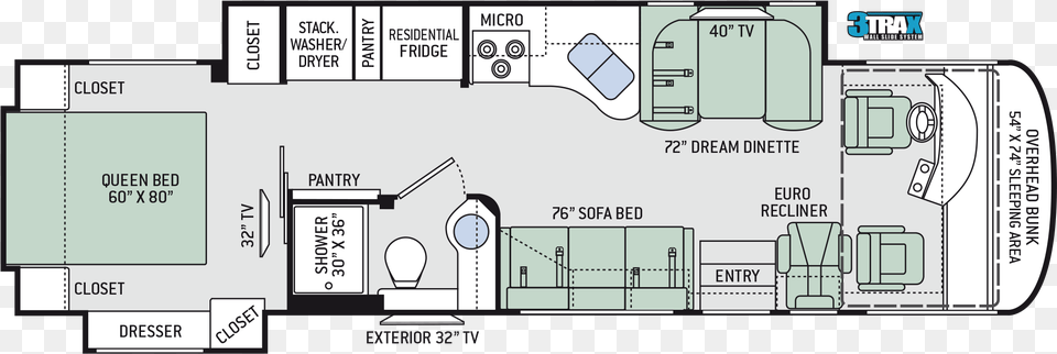 Floor Plan Recliner Recreational Vehicle, Diagram, Floor Plan, Scoreboard, Chart Free Png