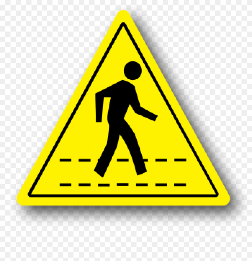 Floor Signage Safe Walk Signs Self Adhesive Floor Safety Signs, Sign, Symbol, Adult, Male Png Image