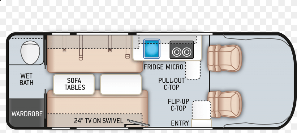 Floorplan Thor Motor Coach Sequence, Chart, Plot, Diagram Png Image