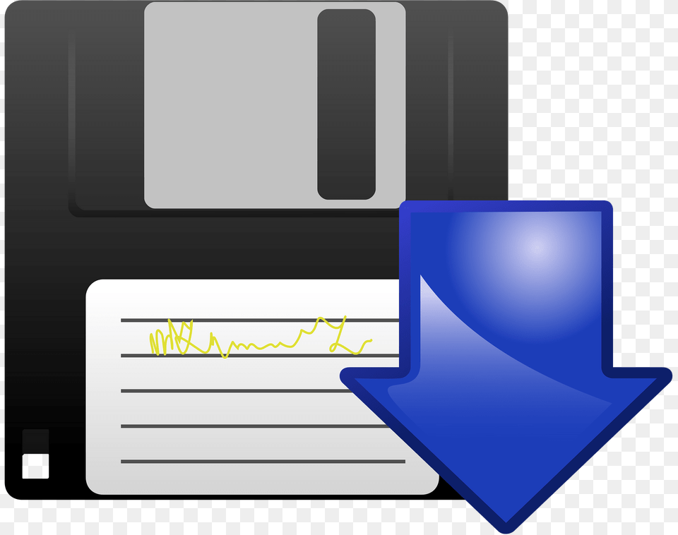 Floppy Clipart, Text Free Transparent Png