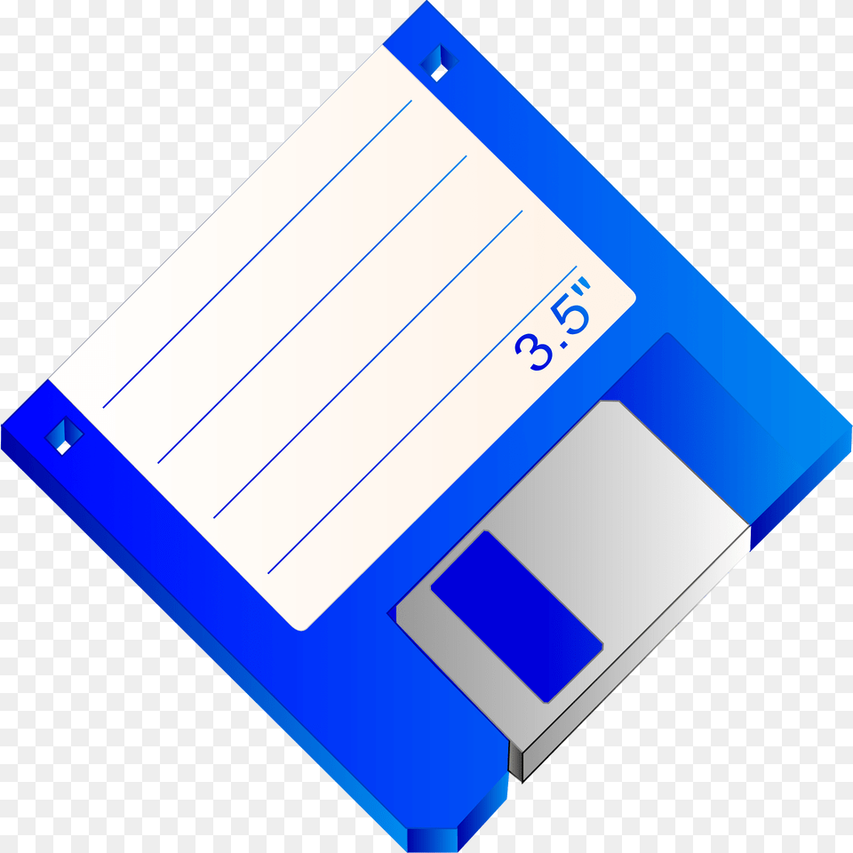 Floppy Clipart, Text Free Png