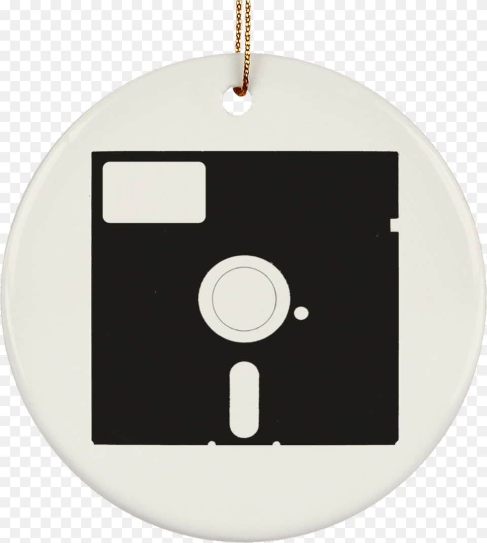 Floppy Disk Ceramic Ornament By Singular Gear Floppy Disk, Accessories, Jewelry, Necklace Png