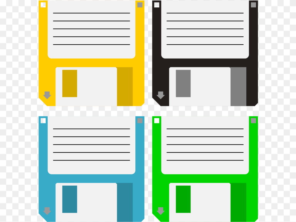 Floppy Disk Disk Storage Computer Icons Data Storage Floppy Disc Clipart, Text, Page Free Png Download