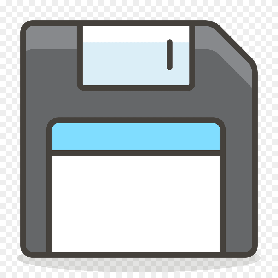 Floppy Disk Emoji Clipart, Text, Computer Hardware, Electronics, Hardware Free Png Download