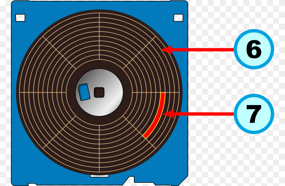 Floppy Disk Internal Diagram Part3 Disketi Ustrojstvo Free Png