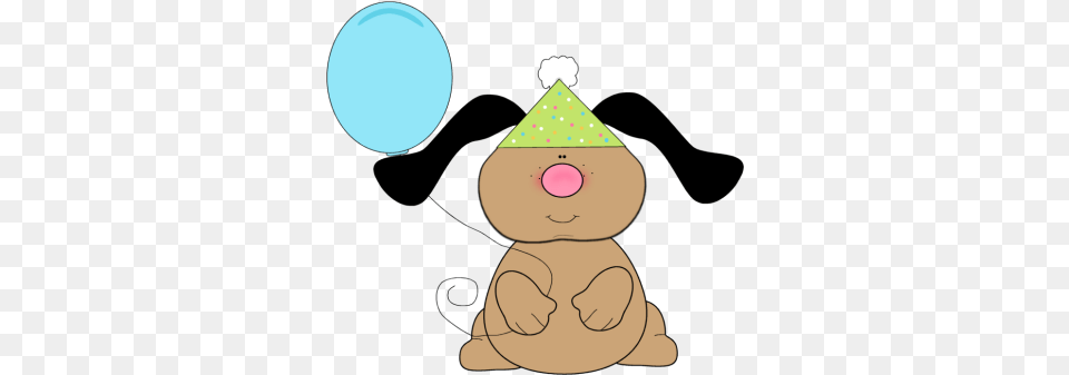 Floppy Dog Birthday Clip Art Dog Birthday Clipart Full Cute Clip Art Birthday, Clothing, Hat, Winter, Snowman Png