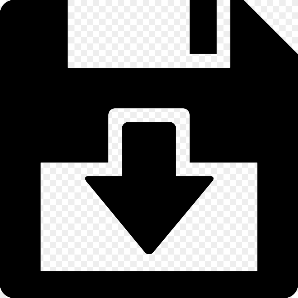 Floppy Save Icon Free Download, Stencil, First Aid, Symbol Png Image