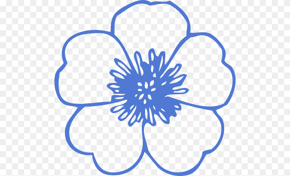 Flor Certa Blue Clip Art, Anemone, Anther, Flower, Plant Png Image