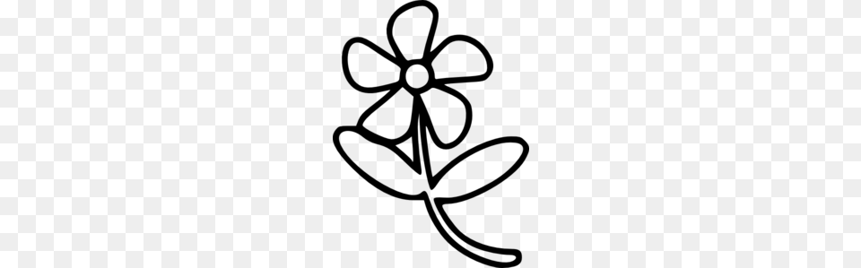 Flor Clip Art, Gray Free Transparent Png