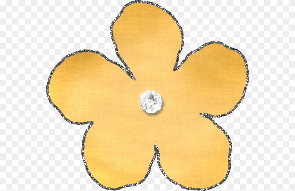 Flor Com Glitter, Accessories, Diamond, Gemstone, Jewelry Free Png