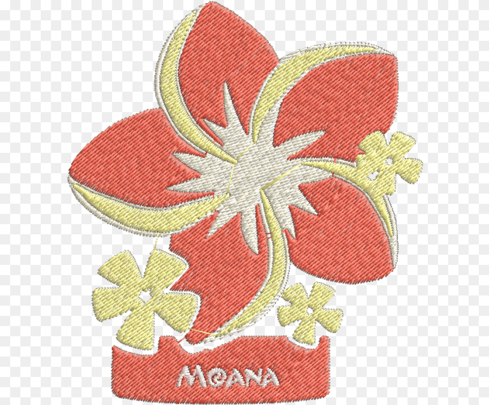 Flor Da Moana Em, Applique, Embroidery, Pattern, Stitch Png Image