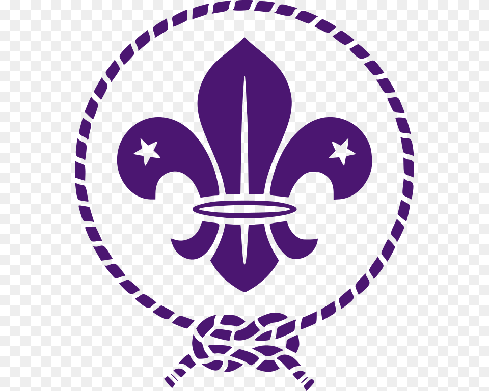 Flor De Lis Scout, Purple, Symbol, Emblem Png