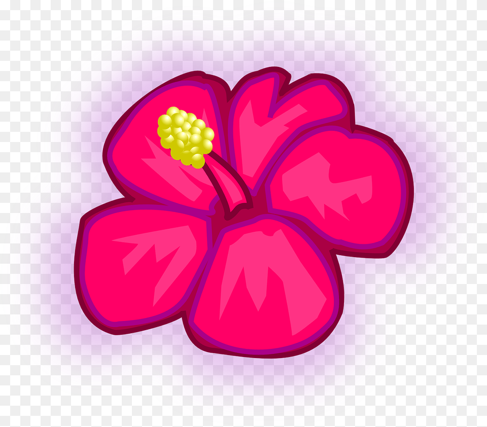 Flor Hawaiano Rose Rojo Tropicales Planta Hibisco Tropical Rainforest Plants Cartoons, Flower, Plant, Purple, Hibiscus Free Png
