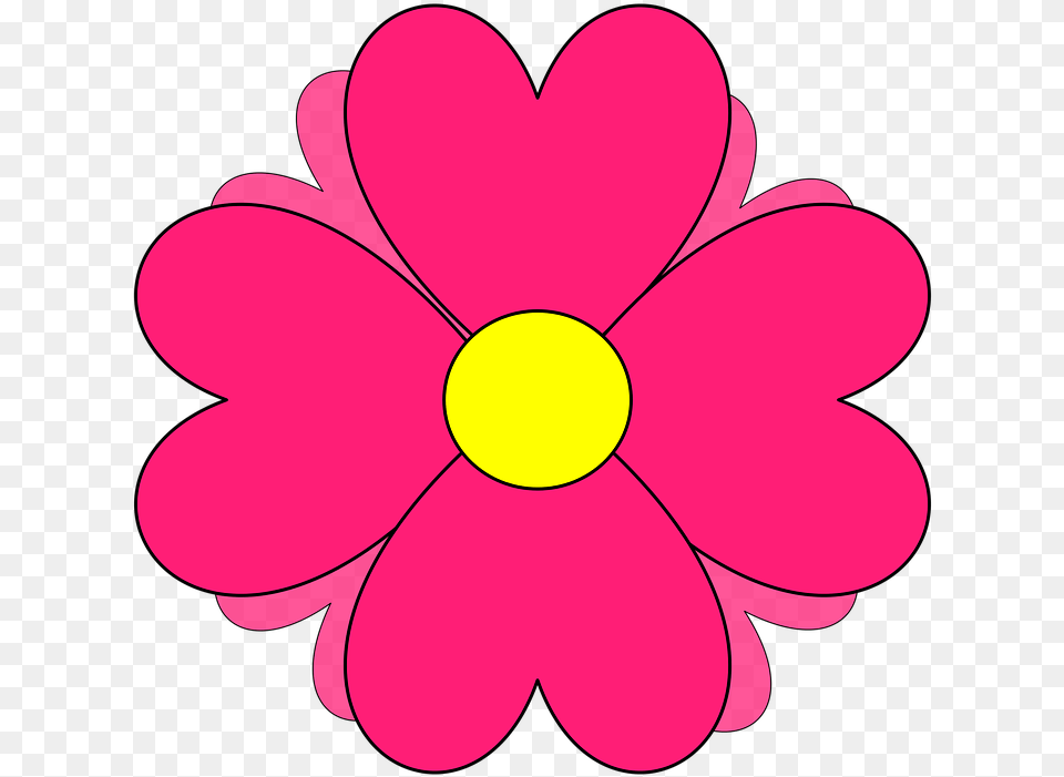 Flor Rosa, Dahlia, Daisy, Flower, Petal Free Png Download