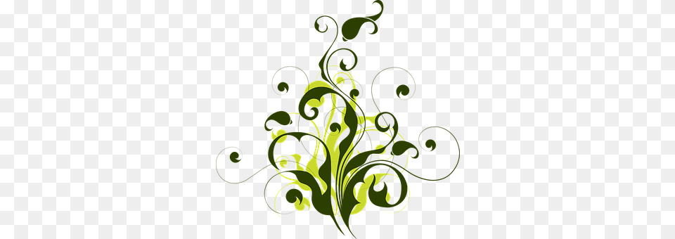 Flora Art, Floral Design, Graphics, Green Free Png Download