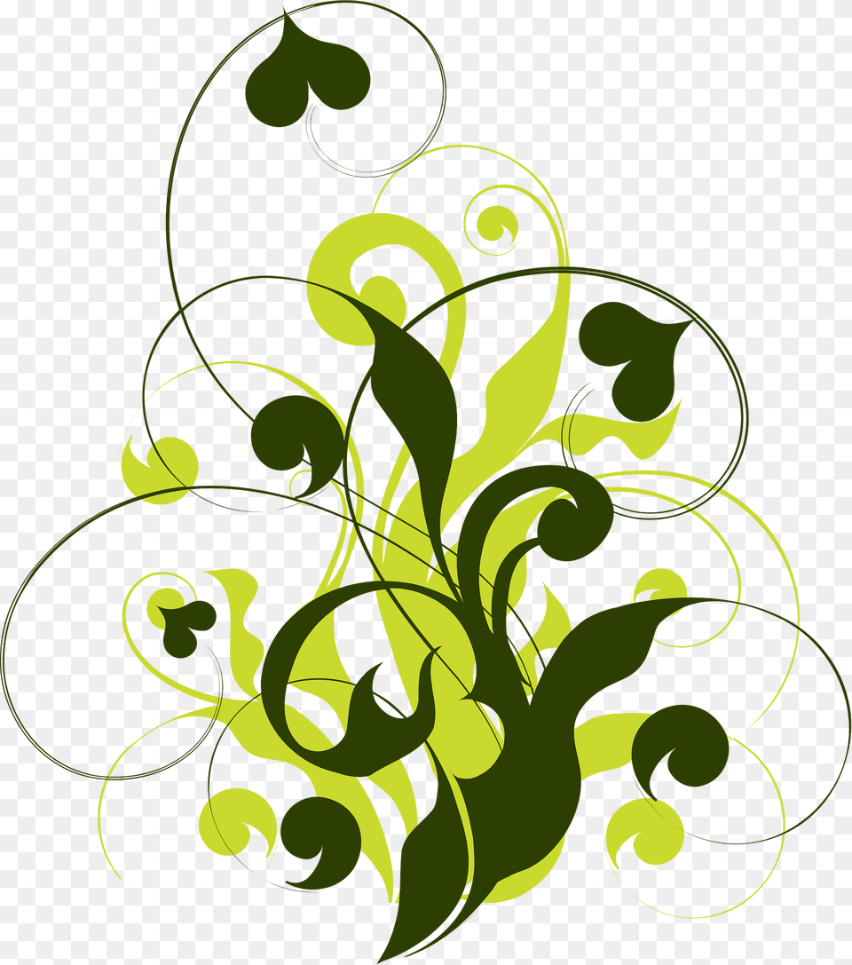 Flora Clipart, Art, Floral Design, Graphics, Green Png Image