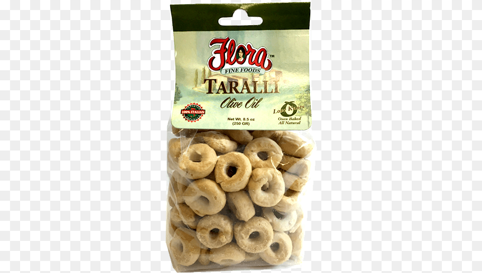 Flora Fine Foods Taralli Fennel 85 Oz, Bagel, Bread, Food, Fungus Png