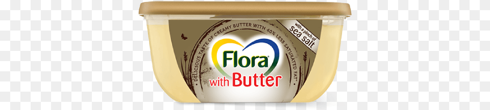 Flora With Butter Label, Food, Disk Free Png