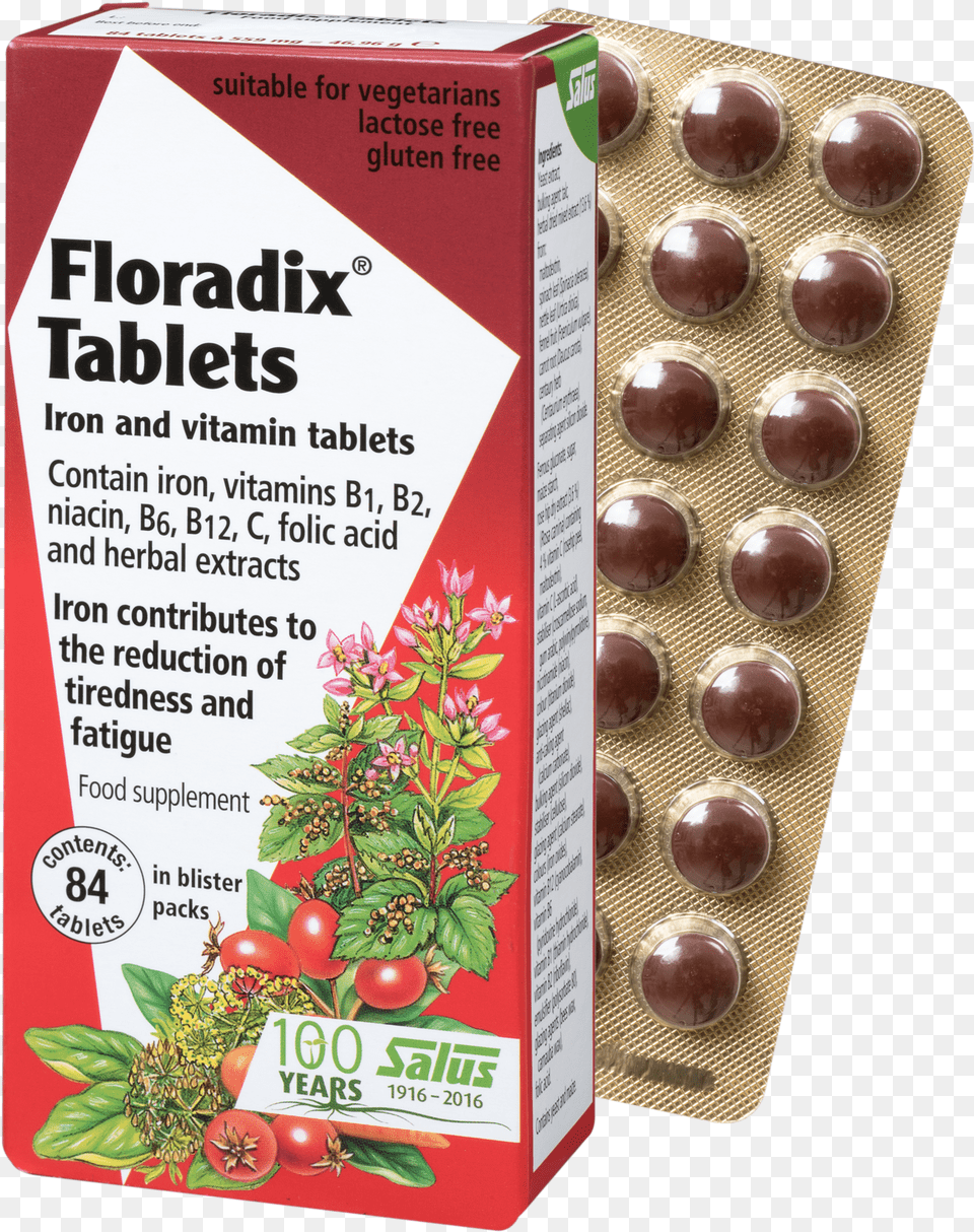 Floradix Tablets Medication, Pill, Food, Fruit Free Png Download