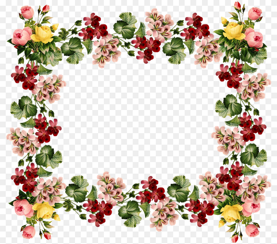 Floral Arch Flower Vintage Frame Border, Art, Floral Design, Graphics, Pattern Free Png Download