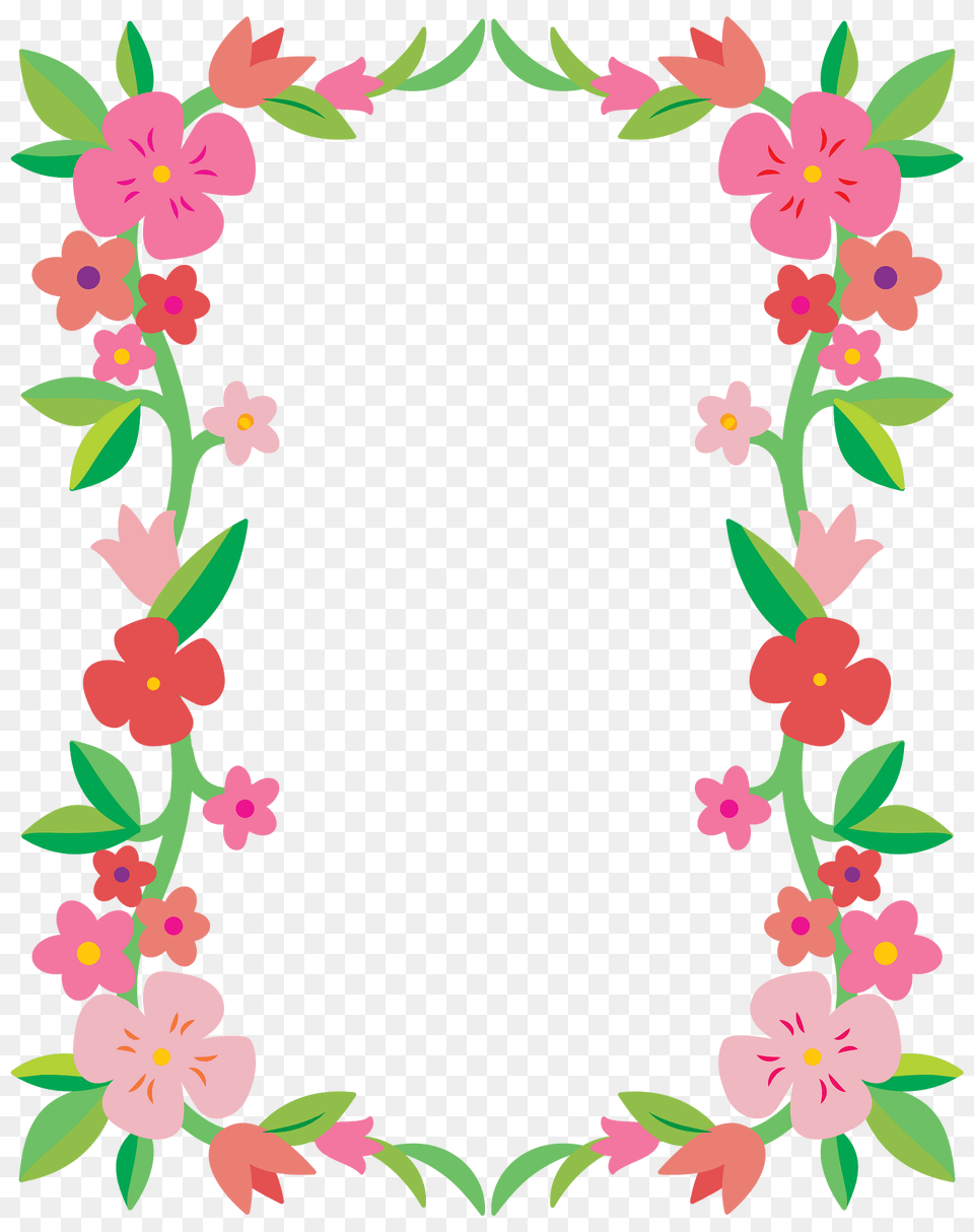 Floral Border Clipart, Art, Floral Design, Graphics, Pattern Free Png Download