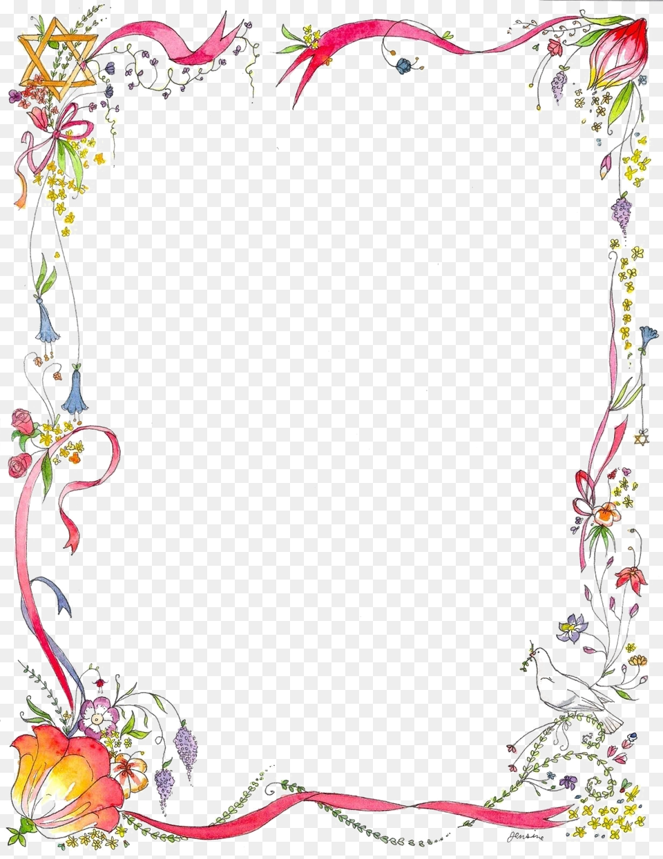 Floral Border Designs Image, Art, Floral Design, Graphics, Pattern Free Png