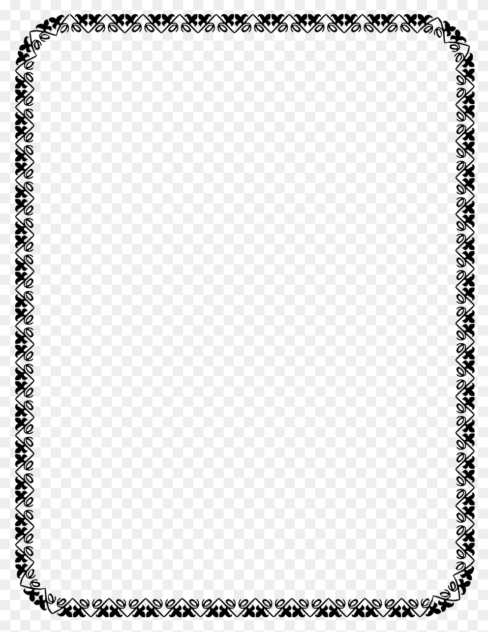 Floral Border Us Size Clipart, Home Decor, Rug Free Png Download