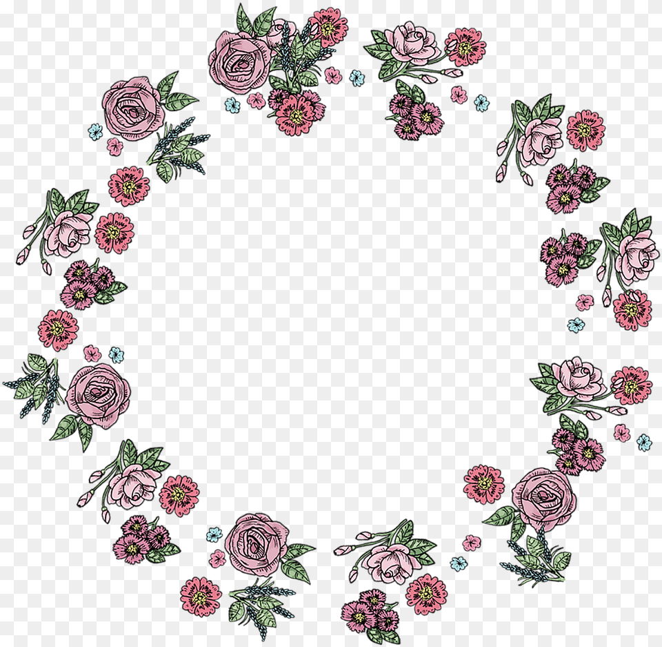 Floral Circular Frame Flores Em Circulo Casamento, Art, Floral Design, Graphics, Pattern Free Png Download